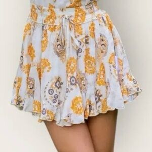 Anthropologie Bishop + Young Splendor Mini Skirt in M